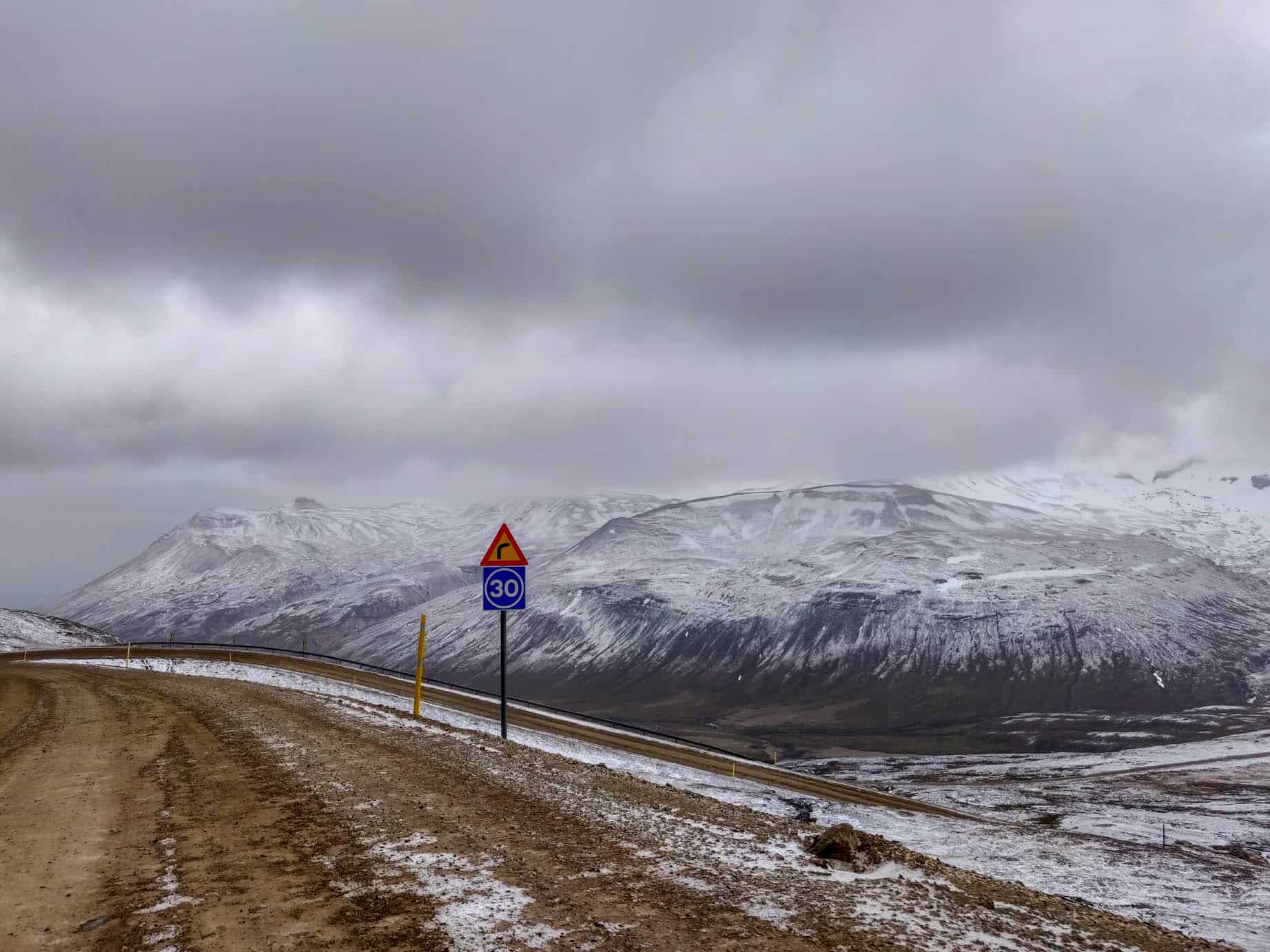 Roads in Iceland are unpredictable